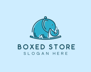 Elephant Kids Toy logo design