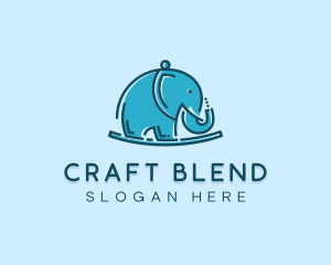 Elephant Kids Toy logo design