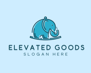 Elephant Kids Toy logo design