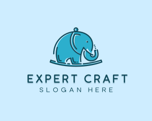 Elephant Kids Toy logo design