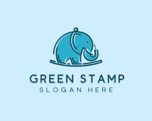 Elephant Kids Toy logo design