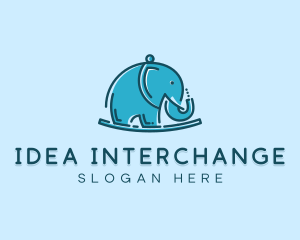 Elephant Kids Toy logo design