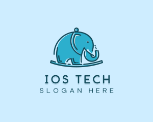 Elephant Kids Toy logo design