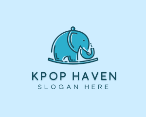 Elephant Kids Toy logo design