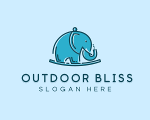 Elephant Kids Toy logo design