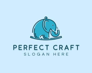 Elephant Kids Toy logo design