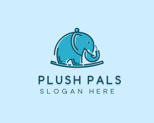 Elephant Kids Toy logo design