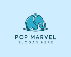 Elephant Kids Toy logo design