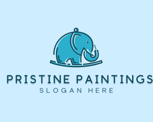 Elephant Kids Toy logo design