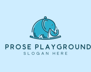 Elephant Kids Toy logo design