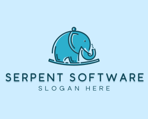 Elephant Kids Toy logo design