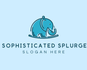 Elephant Kids Toy logo design