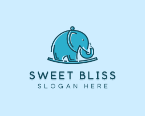 Elephant Kids Toy logo design