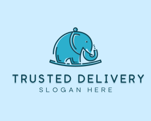 Elephant Kids Toy logo design