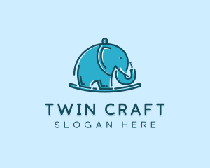 Elephant Kids Toy logo design