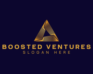 Triangle Pyramid Agency logo design