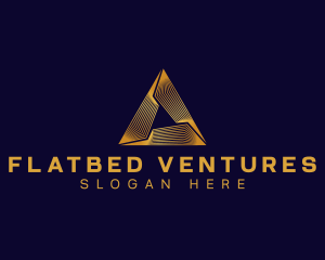 Triangle Pyramid Agency logo design