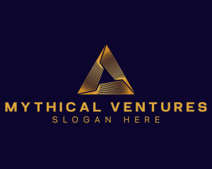 Triangle Pyramid Agency logo design