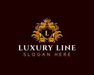 Luxury Crest Crown logo design