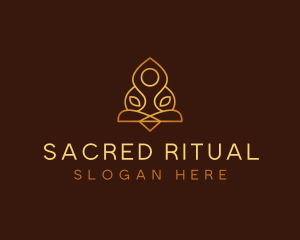 Meditation Spa Wellness logo design