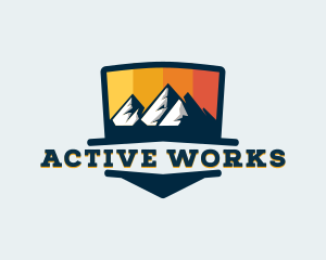 Outdoor Adventure Mountain logo design