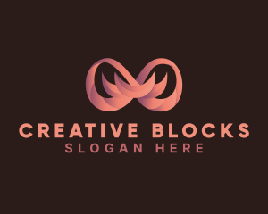 Abstract Loop Startup  logo design