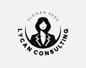 Professional Executive Woman logo design