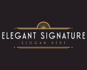 Art Deco Elegant logo design