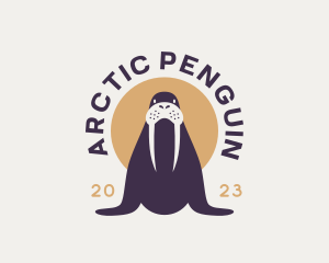 Arctic Walrus Animal logo design