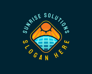 Renewable Solar Power logo