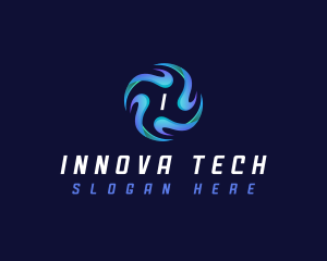 Tech Ai Propeller logo design