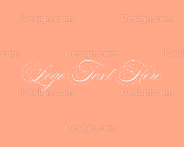 Feminine Calligraphy Script Logo