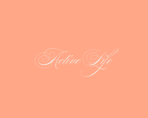 Feminine Calligraphy Script Logo