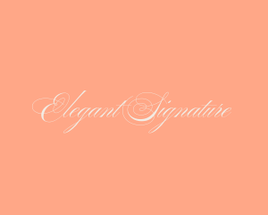 Feminine Calligraphy Script logo design