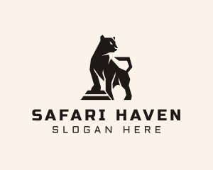 Panther Animal Safari logo design