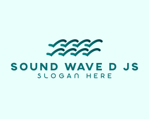 Water Wave Pattern  logo design