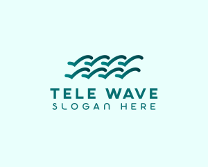 Water Wave Pattern  logo design