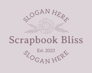 Sunflower Leaves Wordmark logo