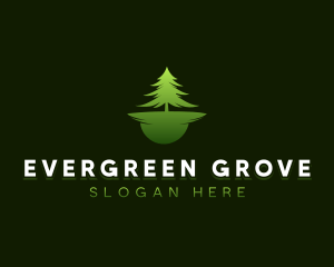 Nature Pine Tree Forest  logo design