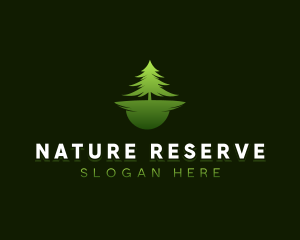 Nature Pine Tree Forest  logo design