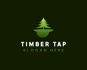 Nature Pine Tree Forest  logo design