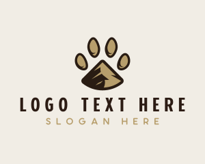 Paw Print Mountain logo