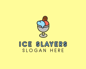 Ice Cream Dessert logo design