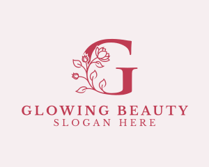 Beauty Flower Letter G Logo