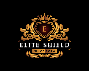 Shield Crest Crown logo design