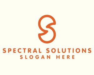 Outline Letter S Company Firm logo design