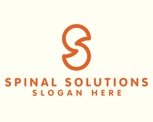 Outline Letter S Company Firm logo design