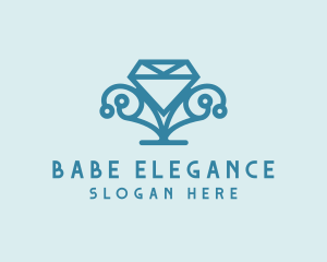 Elegant Diamond Boutique logo design