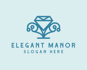 Elegant Diamond Boutique logo design