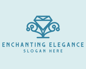 Elegant Diamond Boutique logo design